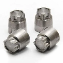 Hobao Dc-1 CNC Aluminium Flanged Wheel Nuts 4mm (4)