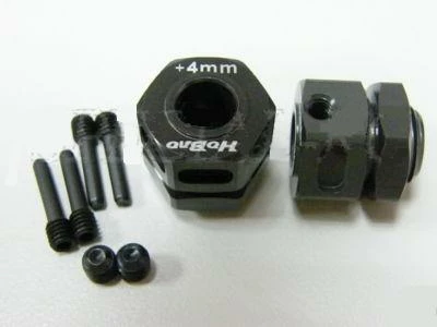 Hobao Wheel Hub Set +4mm (1 Pair) 1 Hobao Wheel Hub Set +4mm (1 Pair)