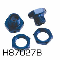 Hobao Hyper 7 Blue Wheel Hub Set (Hbm6-A/B Large Axle Only)