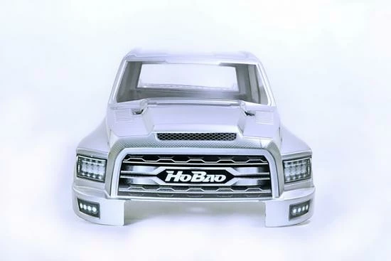 Hobao Hyper MT Plus II Printed Body Shell - Silver White 4 Hobao Hyper MT Plus II Printed Body Shell - Silver White - Image 4