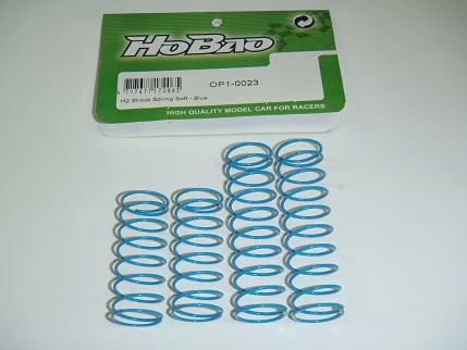 Hobao H2 Shock Springs Soft Blue 1 Hobao H2 Shock Springs Soft Blue